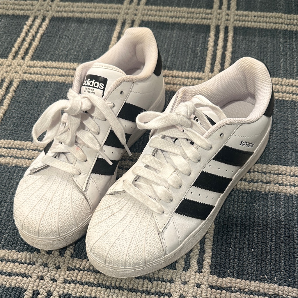 Adidas Classic White And Black Sneakers